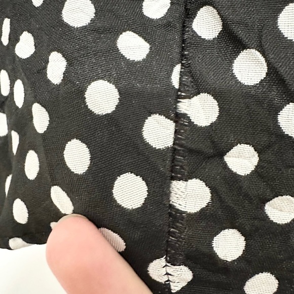 Free People Polka Puff Sleeve Crop Top size 2 - Picture 6 of 9